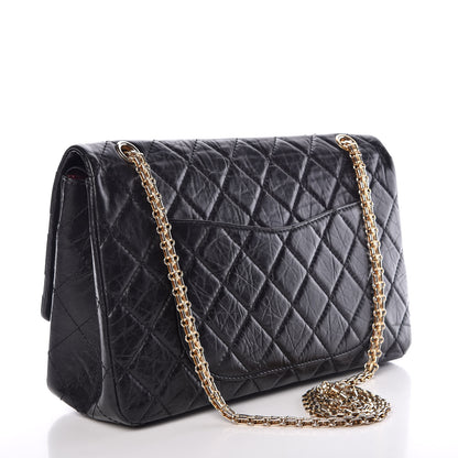 Chanel Aged Calfskin Quilted 2.55 Reissue 227 Flap Black 3 of 9