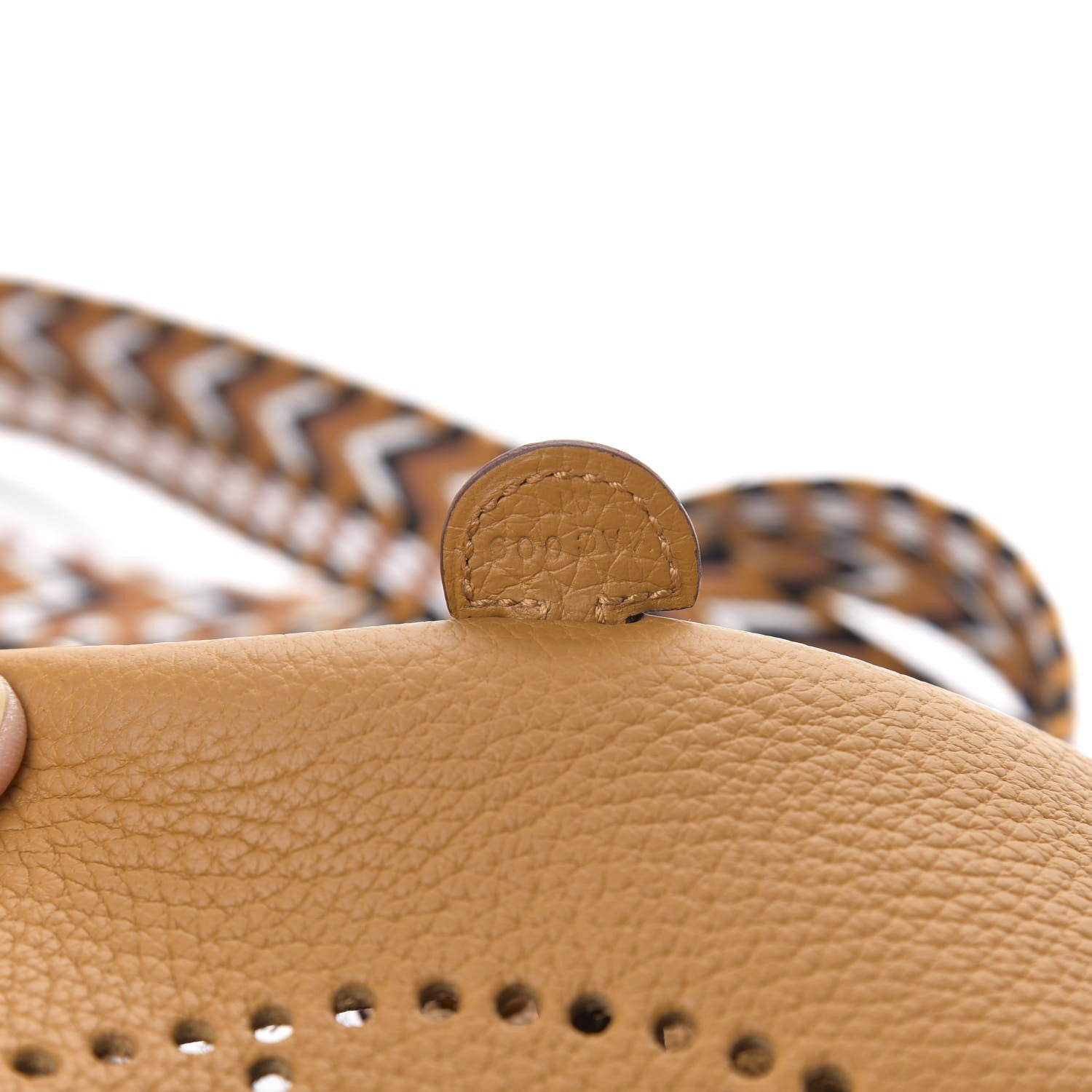 Hermes Taurillon Clemence Allegro Evelyne TPM Sesame 7 of 11