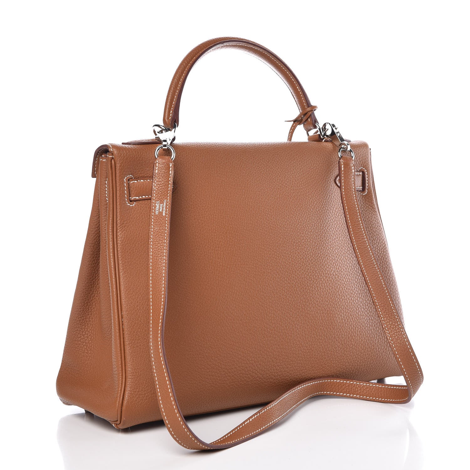Hermes Togo Kelly Retourne 32 Gold 3 of 38