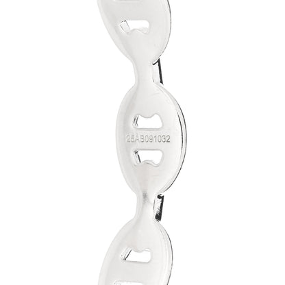 Hermes Sterling Silver MM Chaine d'Ancre Enchainee Cuff Bracelet SH 3 of 4