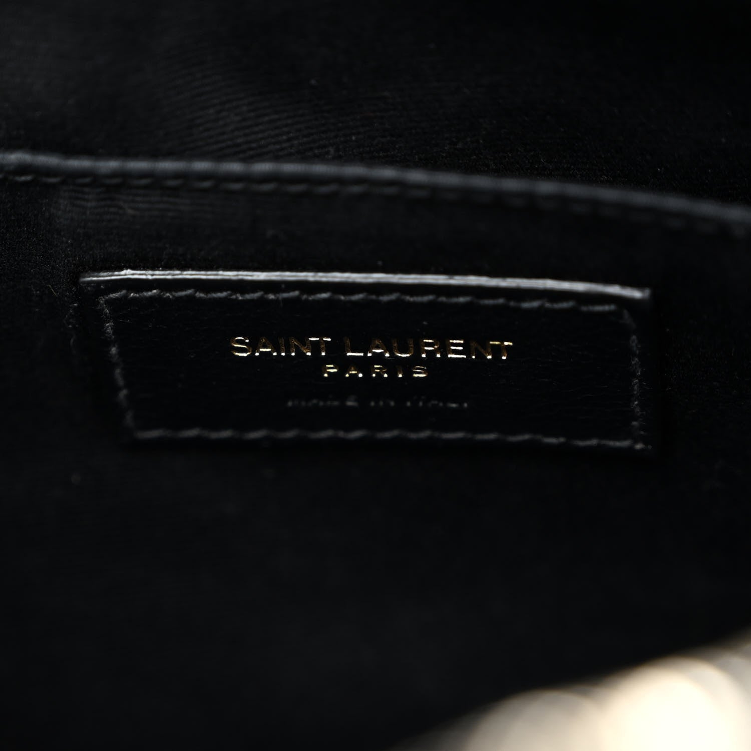 Saint Laurent Calfskin Matelasse Monogram Lou Camera Bag Black 6 of 9