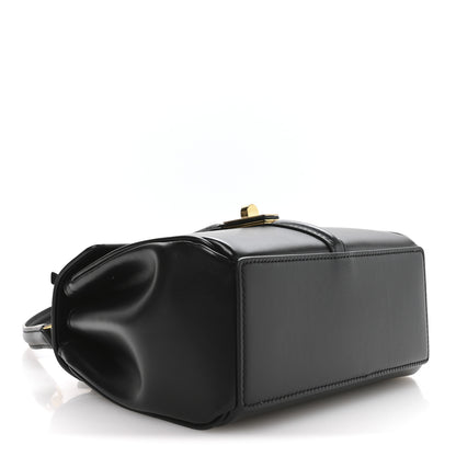 Celine Satinated Calfskin Mini 16 Top Handle Bag Black 4 of 11