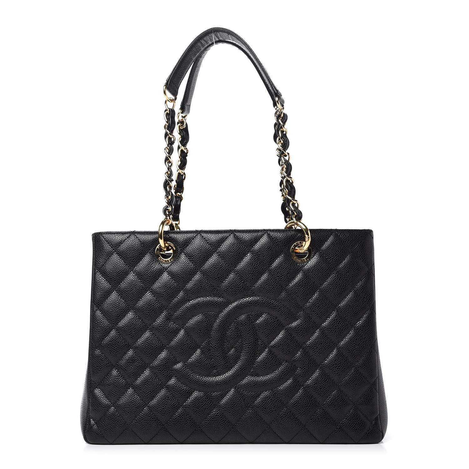 Chanel Caviar Quilted Grand Shopping Tote GST Black 1 of 10