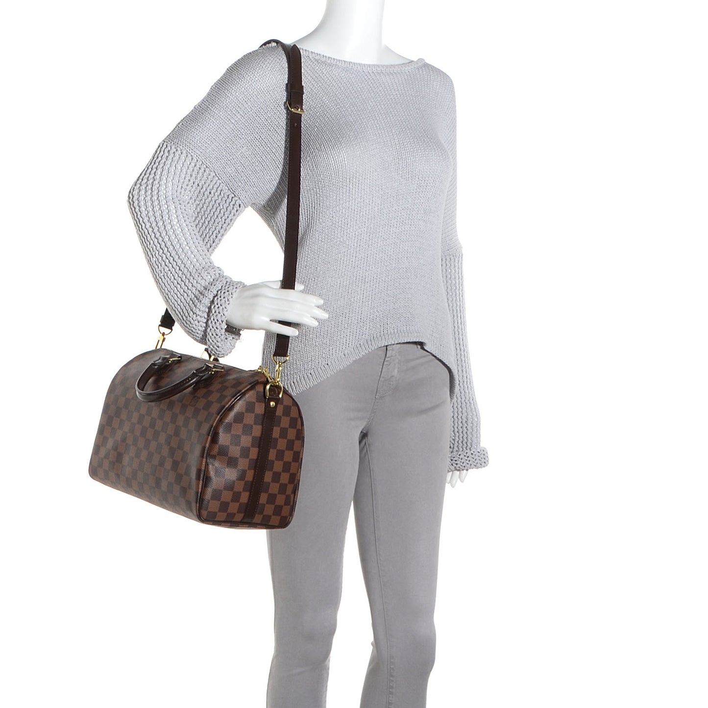 Damier Ebene Speedy Bandouliere 30