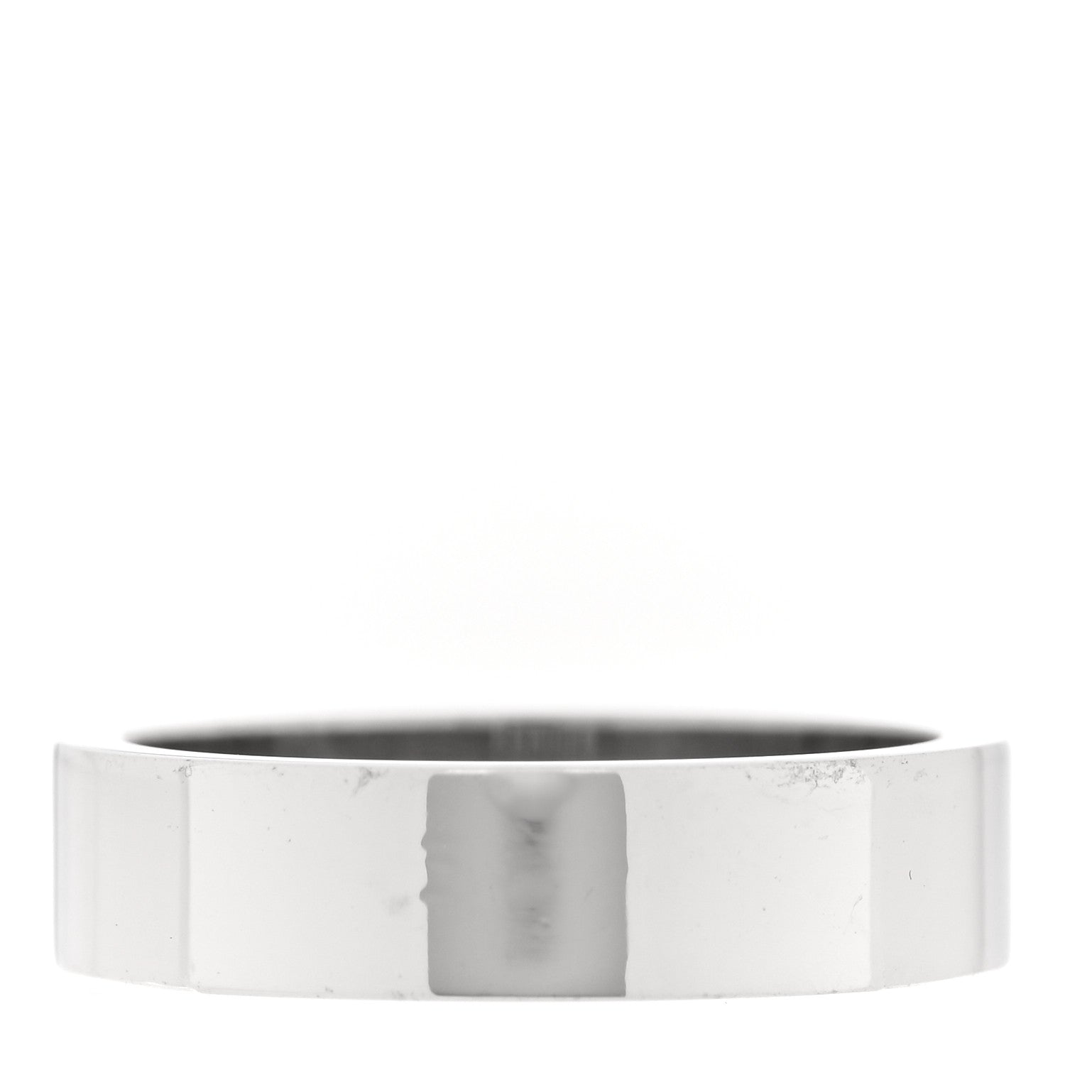 Hermes 18K White Gold Diamond Kelly Ring 50 5.5 3 of 5