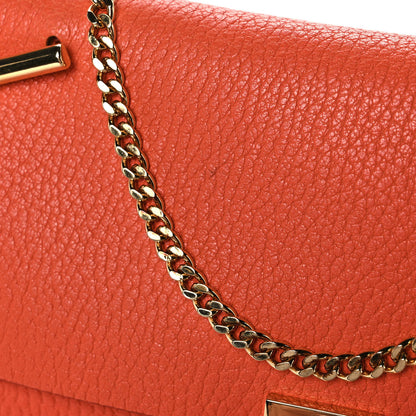 Chloe Grained Lambskin Mini Drew Shoulder Bag Foxy Orange 11 of 12