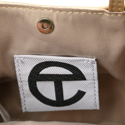 Telfar Metallic Vegan Leather Small Shopping Bag Gold 6 of 10