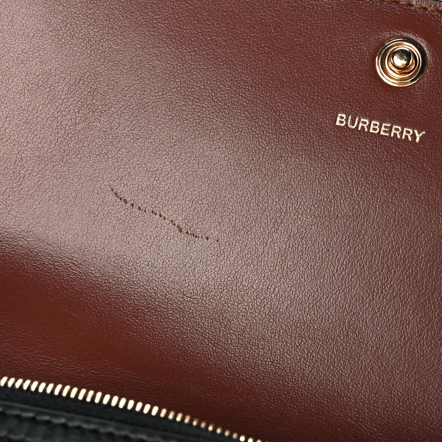 Burberry E-Canvas Icon Stripe Halton Continental Wallet Archive Beige 10 of 10