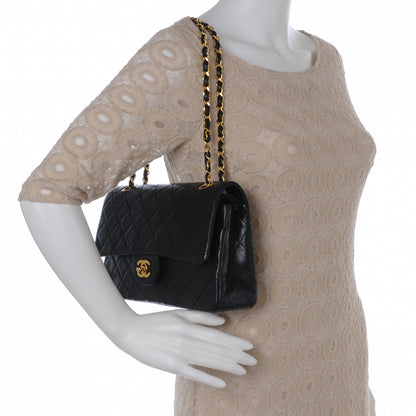 Chanel Lambskin Medium Double Flap Black 2 of 9