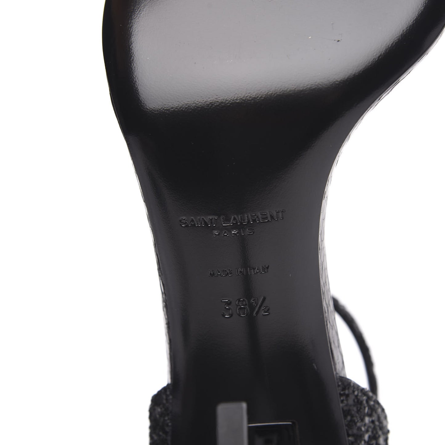 Glitter Opyum Sandals 38.5 Black