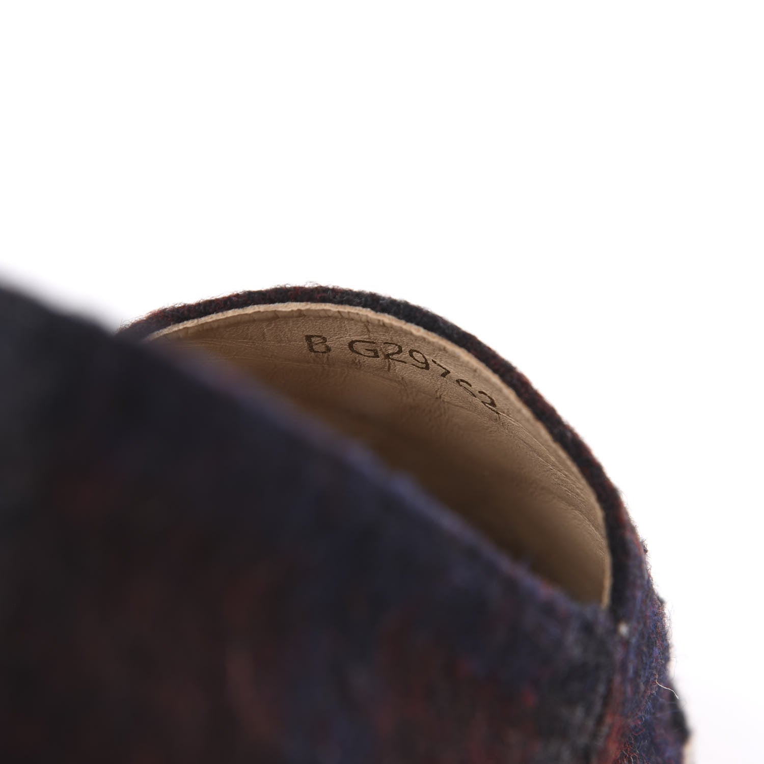 Chanel Plaid Wool CC Espadrilles 39 Navy Dark Red 7 of 13