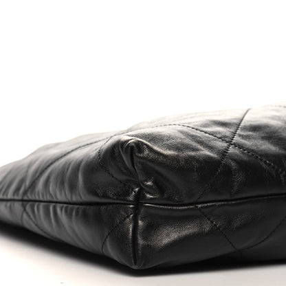 Chanel Shiny Calfskin Quilted Chanel 22 Black 9 of 10