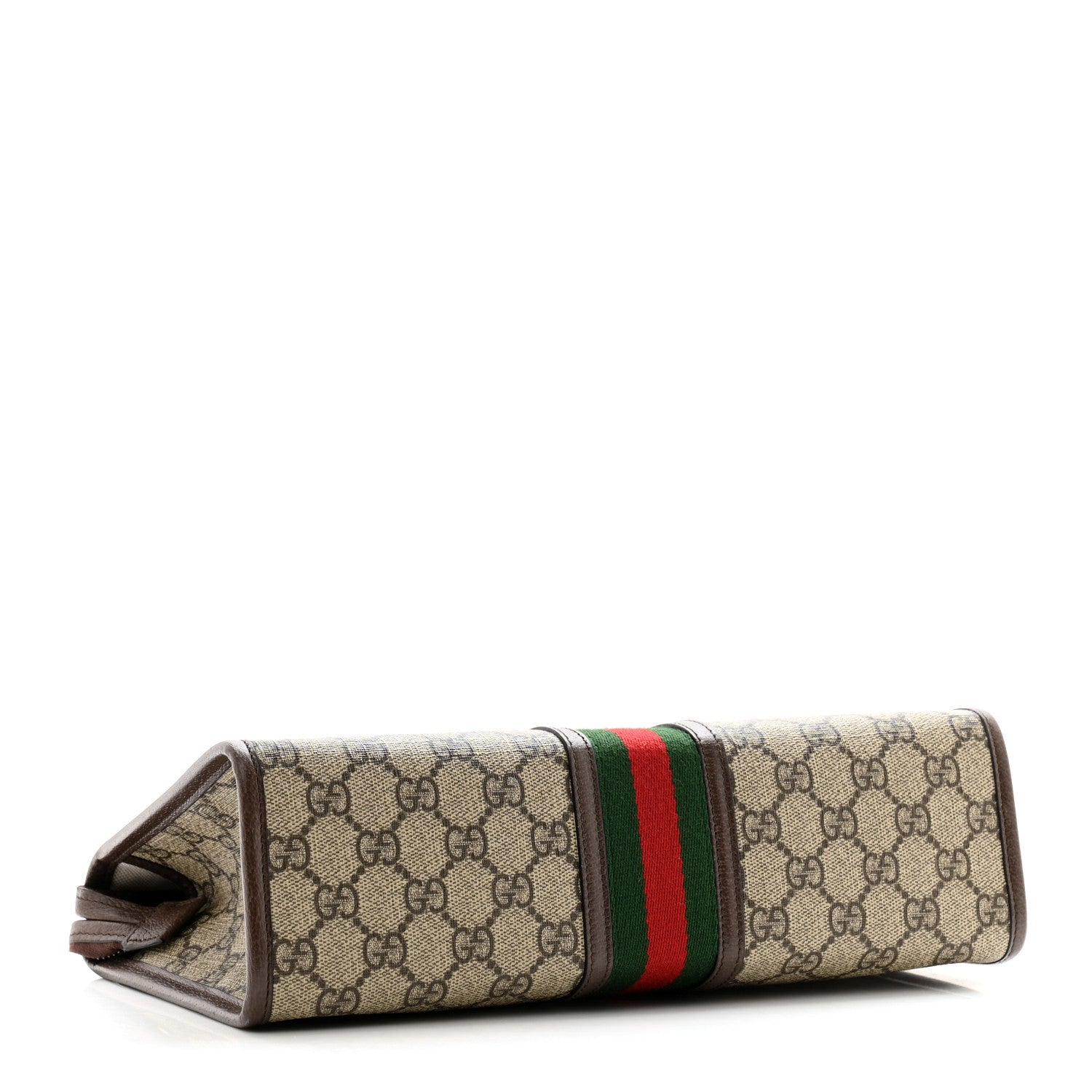 Gucci GG Supreme Monogram Web Ophidia GG Toiletry Case Beige New Acero 4 of 9