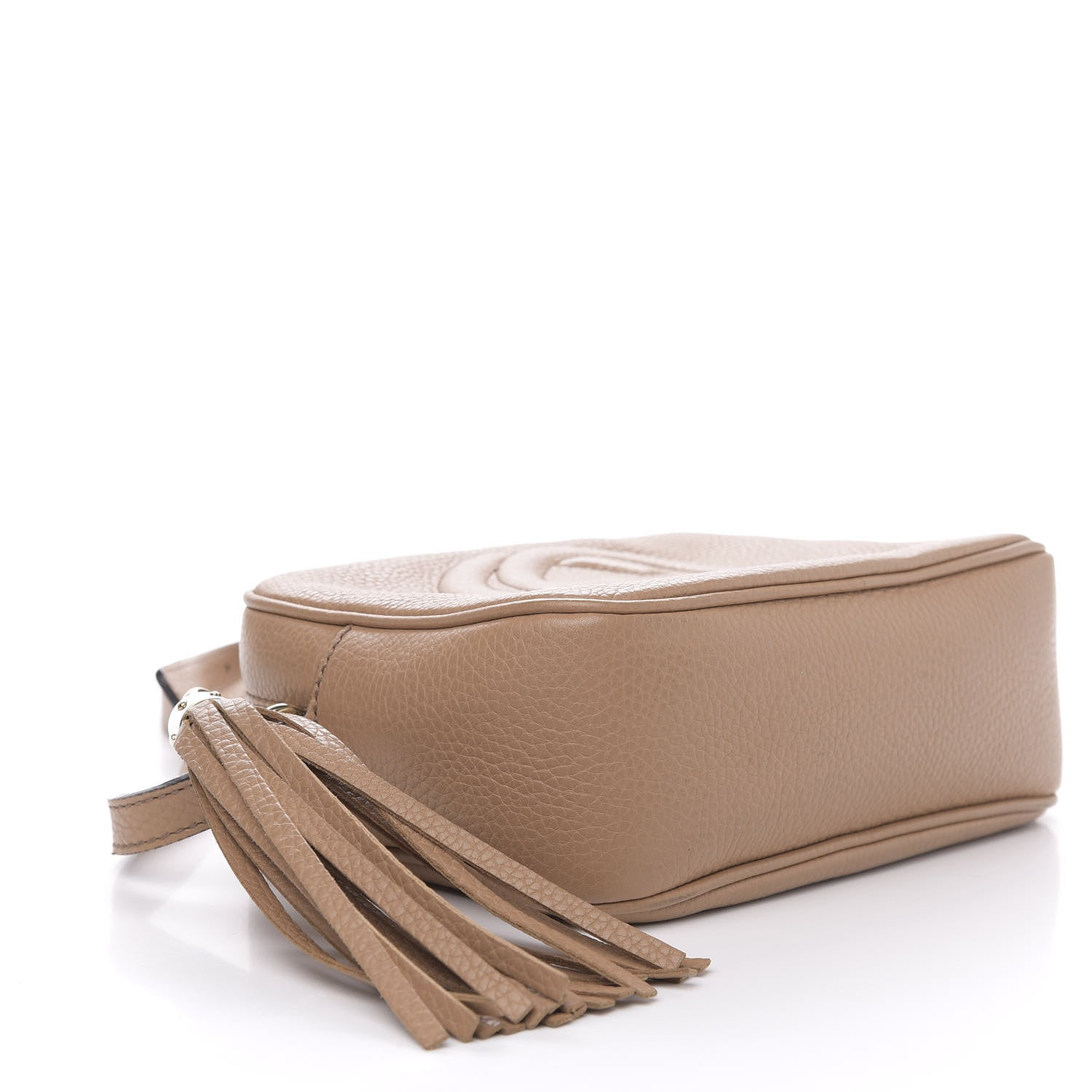 Gucci Pebbled Calfskin Small Soho Disco Bag Rose Beige 4 of 15