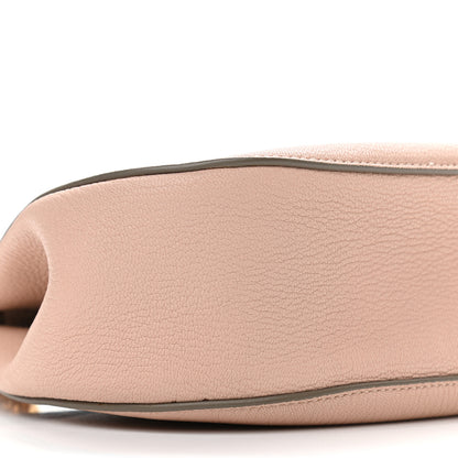 Chloe Grained Lambskin Drew Shoulder Bag Cement Pink 8 of 10