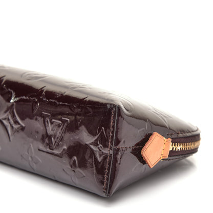 Louis Vuitton Vernis Cosmetic Pouch Amarante 7 of 8