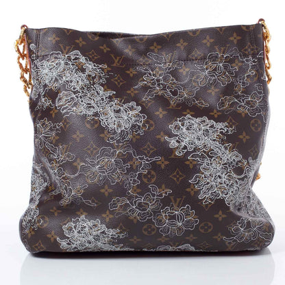 Louis Vuitton Monogram Dentelle Fersen Silver 4 of 9