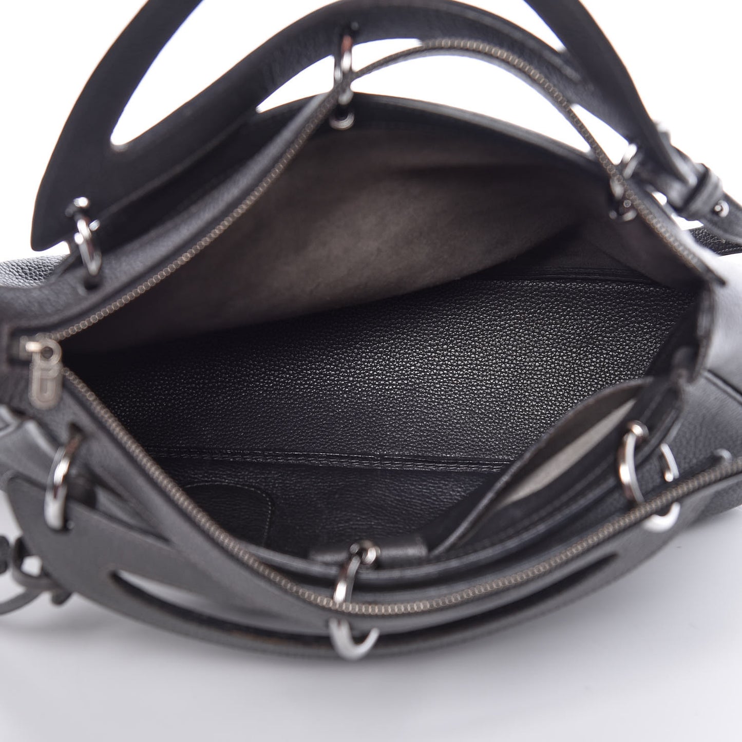 Calfskin Shoulder Bag Black