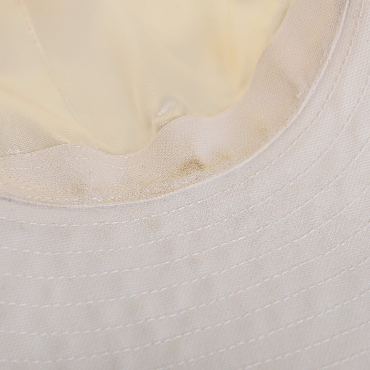 Cotton Butterfly Embellished Bucket Hat 58 White