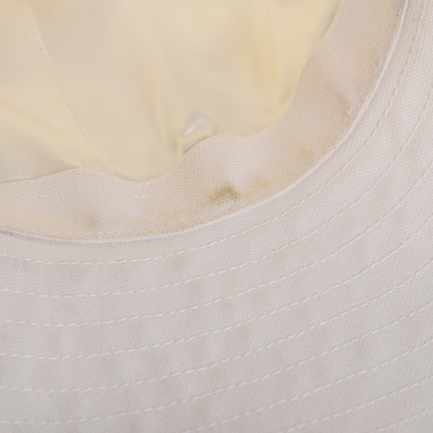 Chanel Cotton Butterfly Embellished Bucket Hat 58 White 7 of 7