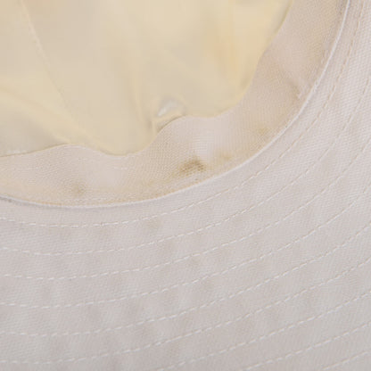 Chanel Cotton Butterfly Embellished Bucket Hat 58 White 7 of 7