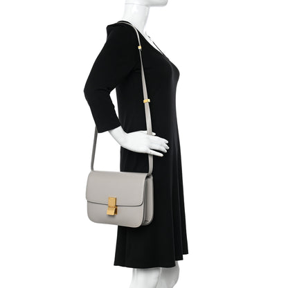 Celine Box Calfskin Medium Classic Box Flap Bag Clay 2 of 12