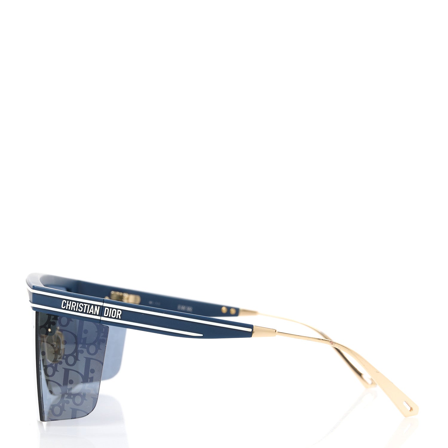 Christian Dior Oblique Diorclub M1U Mask Sunglasses Blue 3 of 8