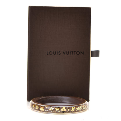 Louis Vuitton Resin Swarovski Medium Inclusion Bracelet PM Marron 4 of 4