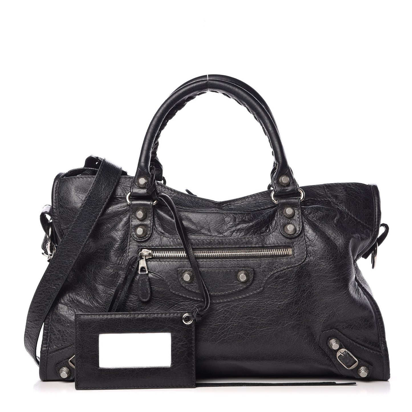 Agneau Giant 12 Silver Hardware City Black
