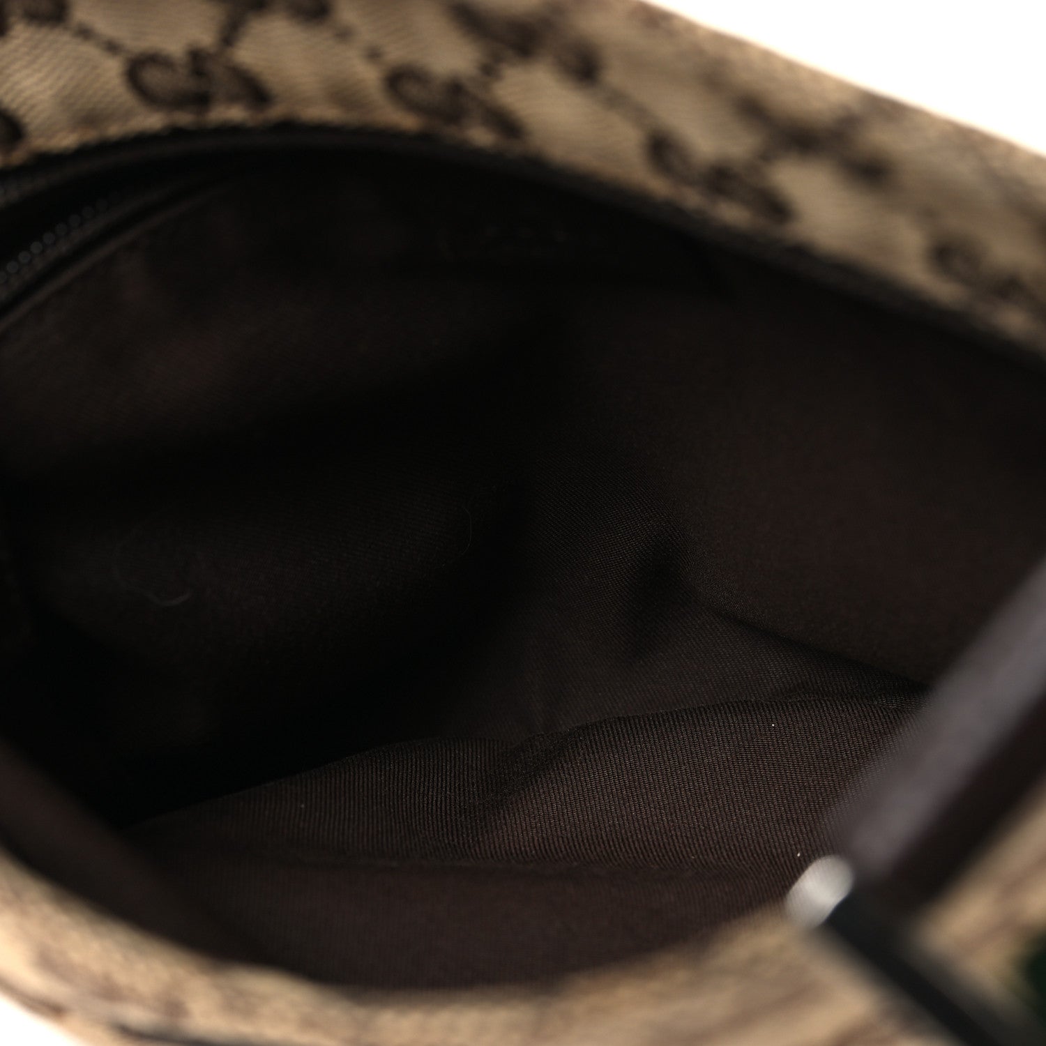 Gucci Monogram Web Small Flat Messenger Bag Brown 5 of 11