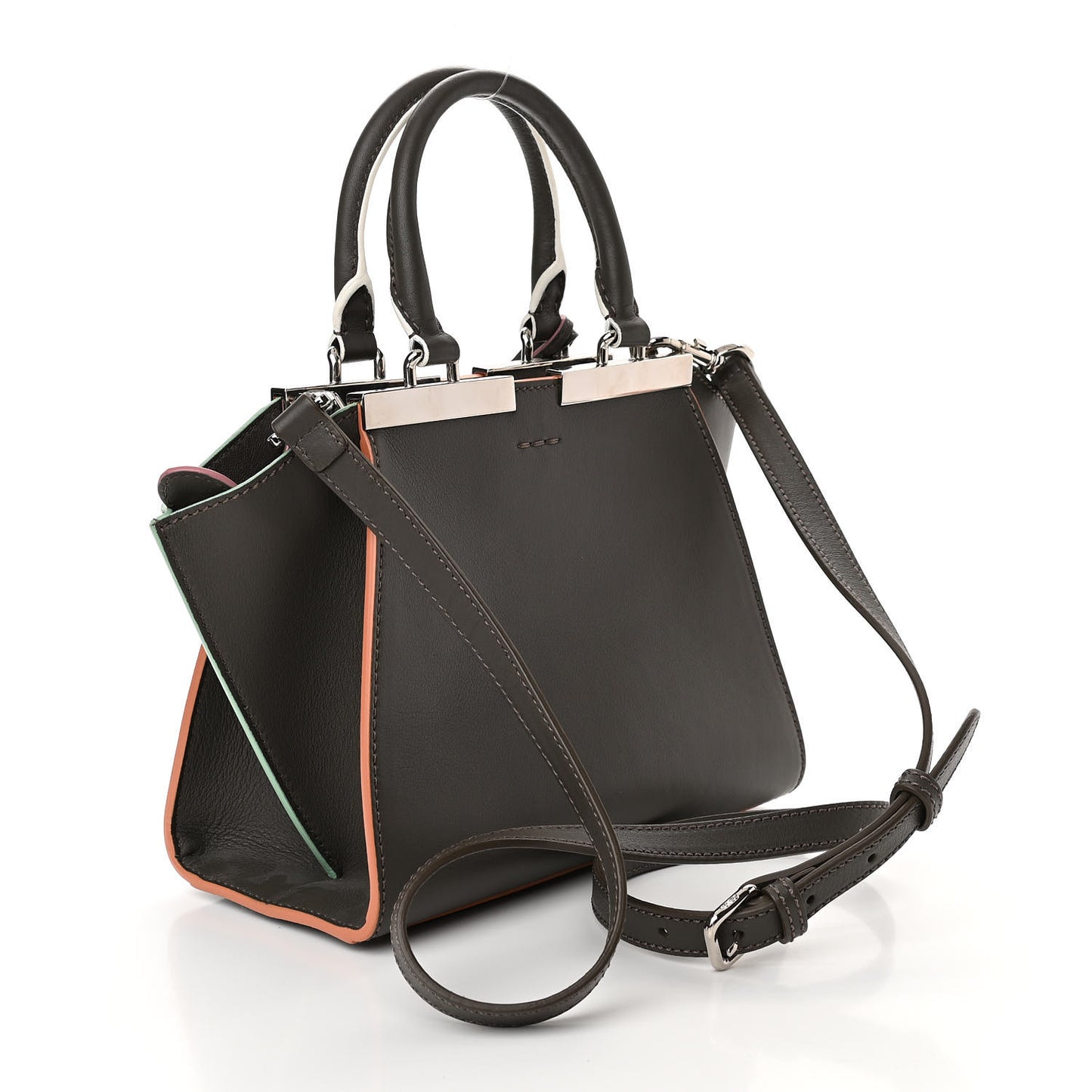Vitello Dolce Mini 3jours Tote Carbone