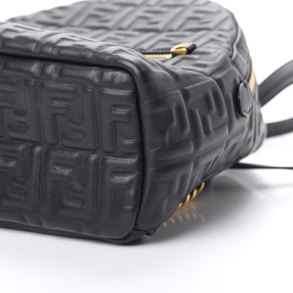 Fendi Nappa FF 1974 Embossed Mini Backpack Black 9 of 9