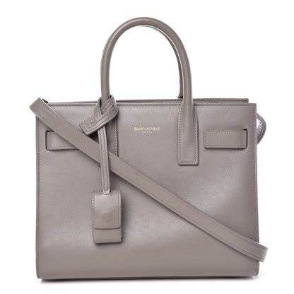Saint Laurent Calfskin Nano Sac De Jour Fog 1 of 18