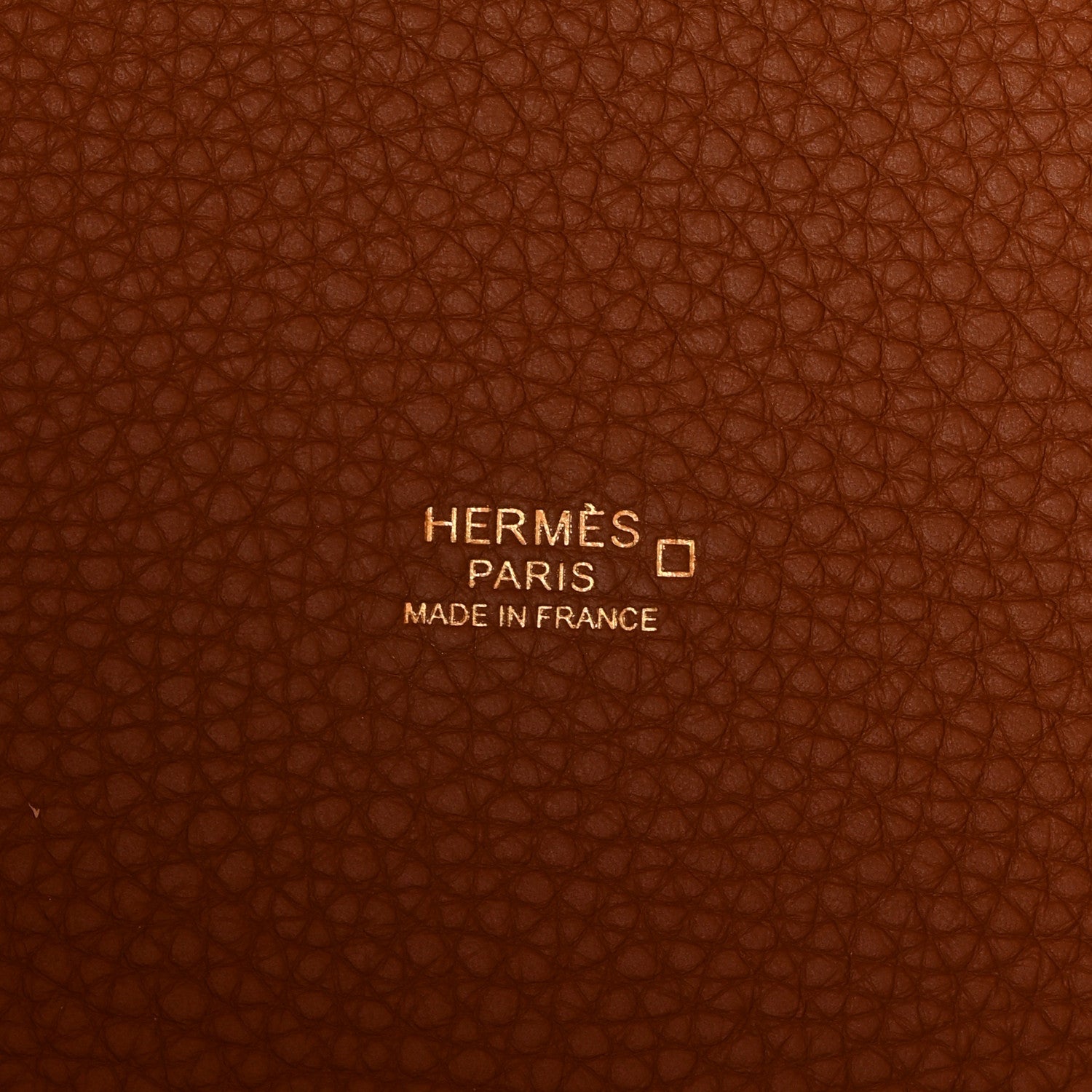 Hermes Taurillon Clemence Matte Alligator Picotin Lock Touch 22 MM Gold 5 of 9