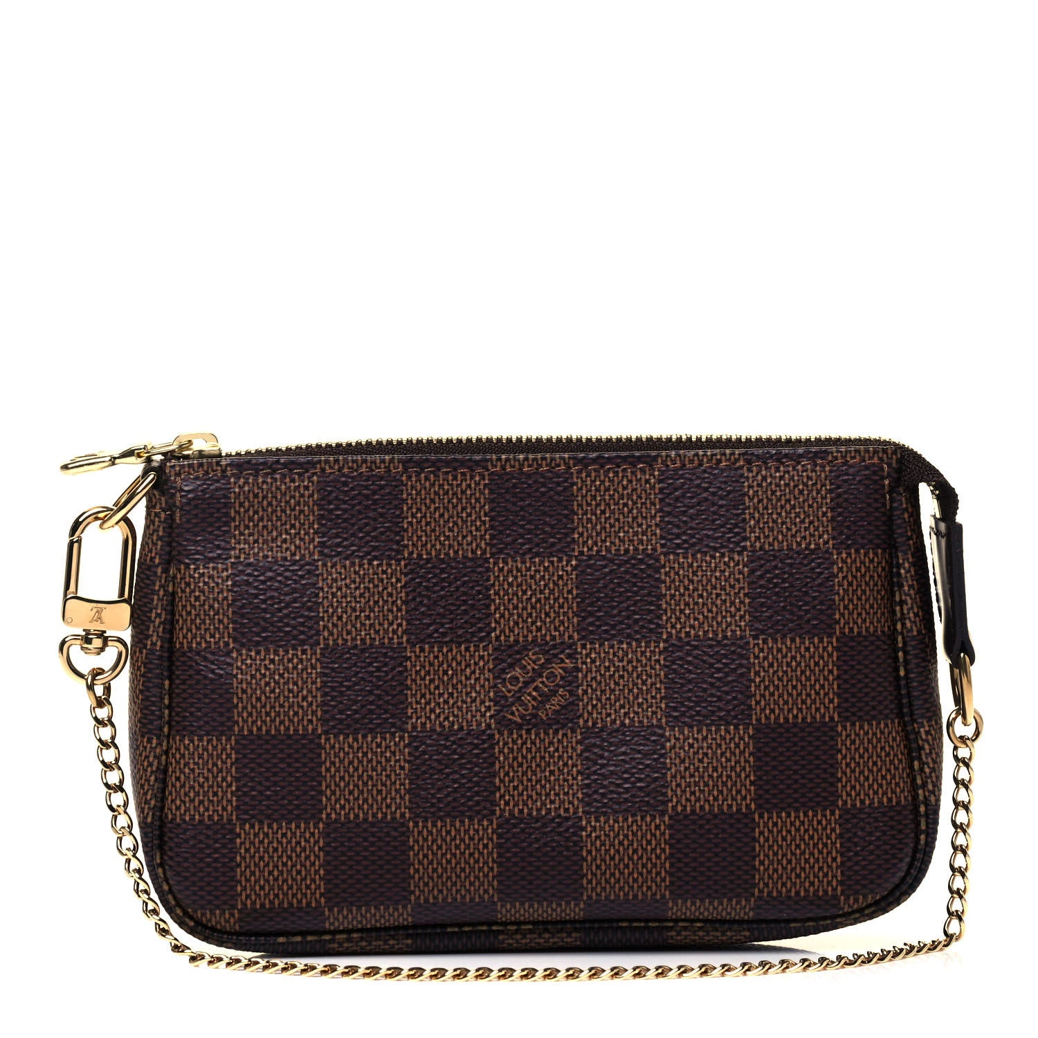 Louis Vuitton Damier Ebene Mini Pochette Accessories 1 of 9