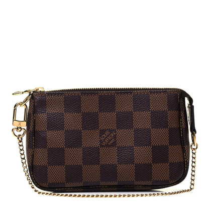 Louis Vuitton Damier Ebene Mini Pochette Accessories 1 of 9