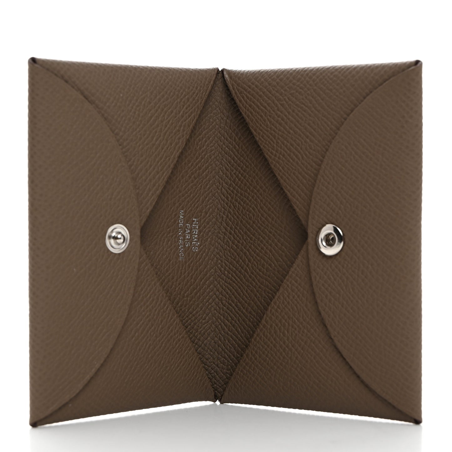 Epsom Calvi Card Case Etoupe