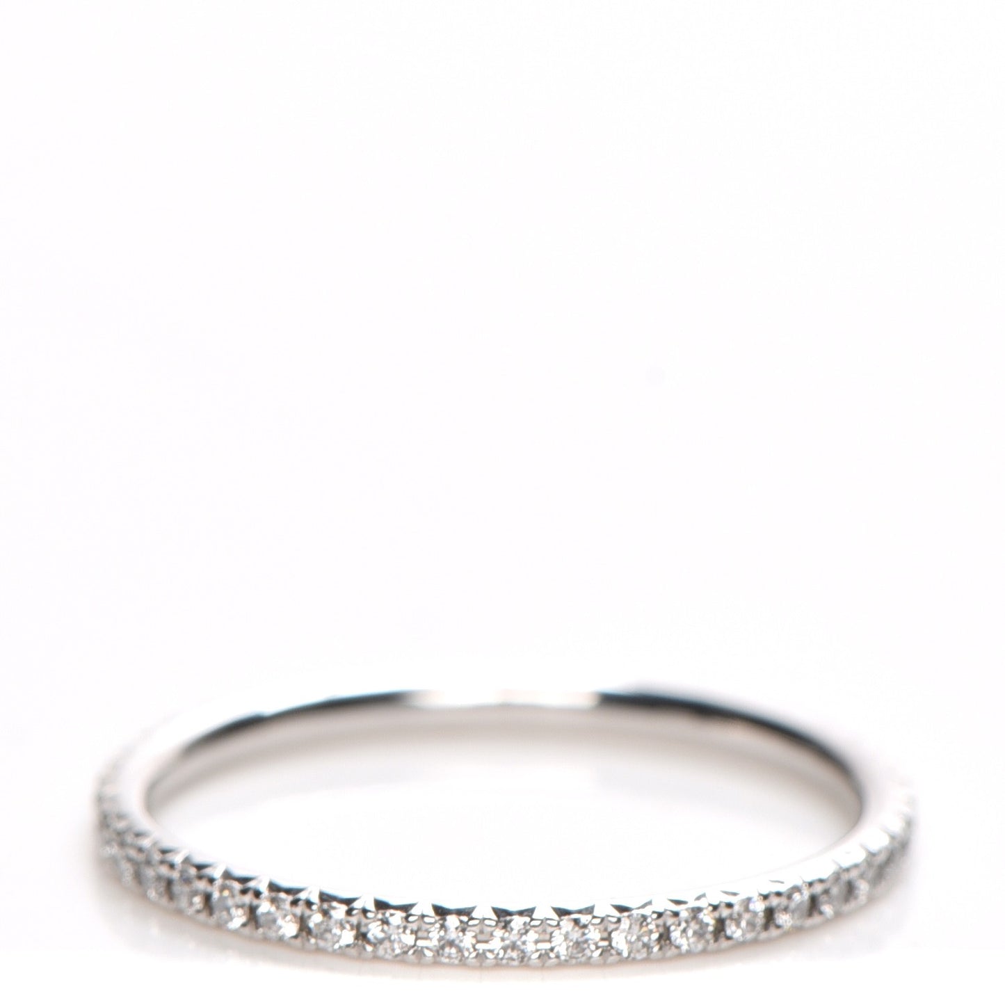 18K White Gold Diamond Metro Ring 6
