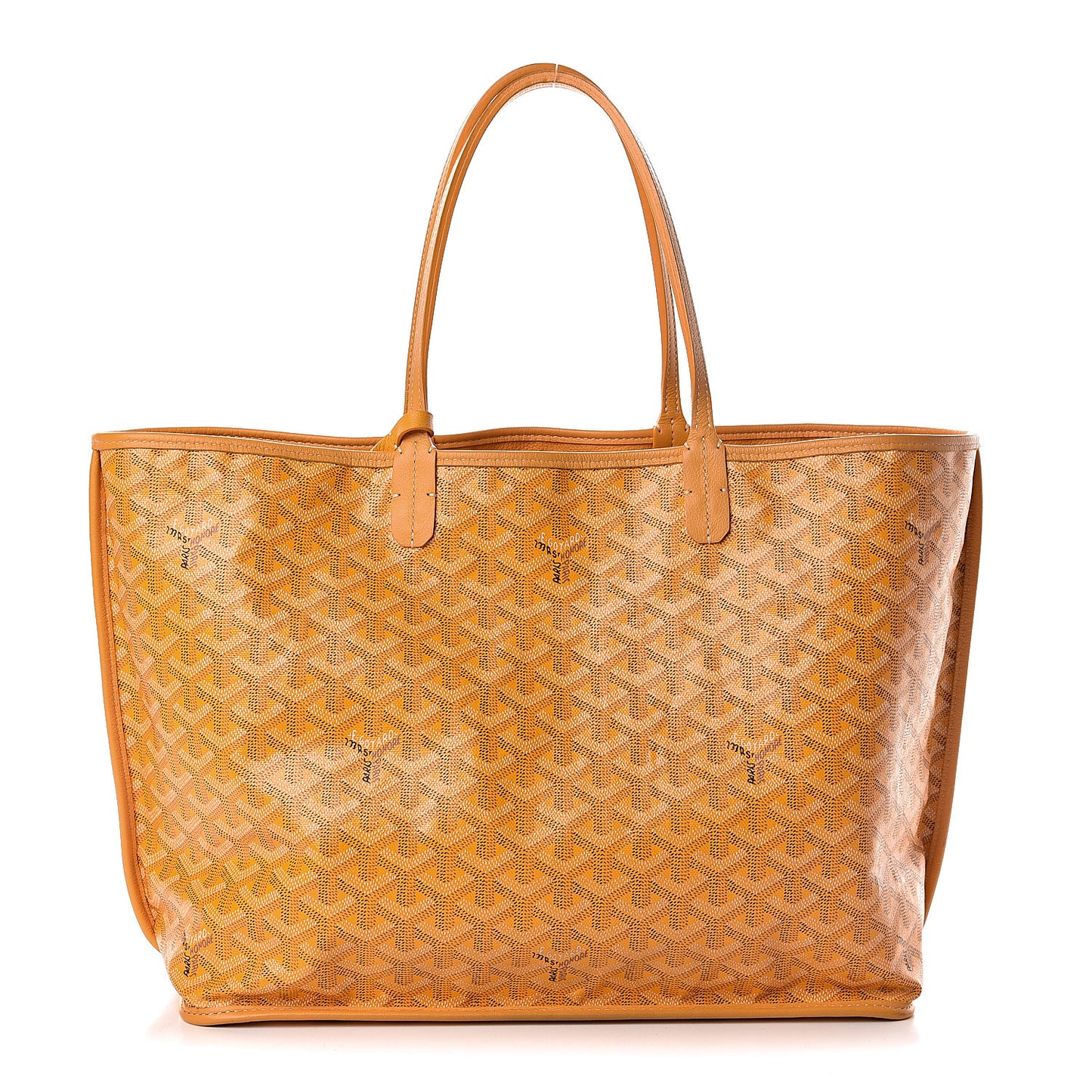 Goyardine Reversible Anjou PM Yellow