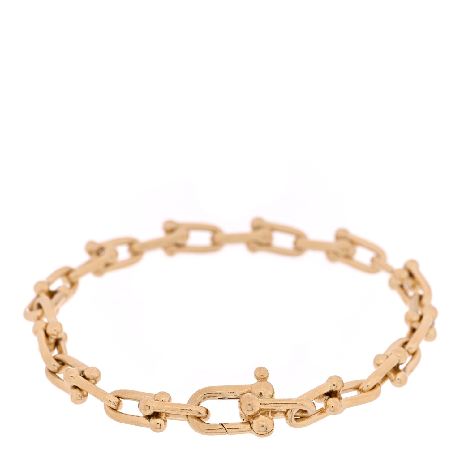 Tiffany 18K Yellow Gold Small HardWear Link Bracelet 1 of 3