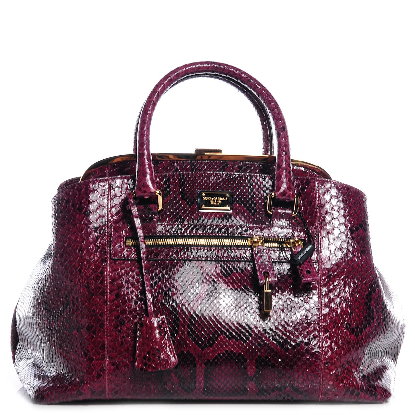 Python Doctor Bag Bordeaux