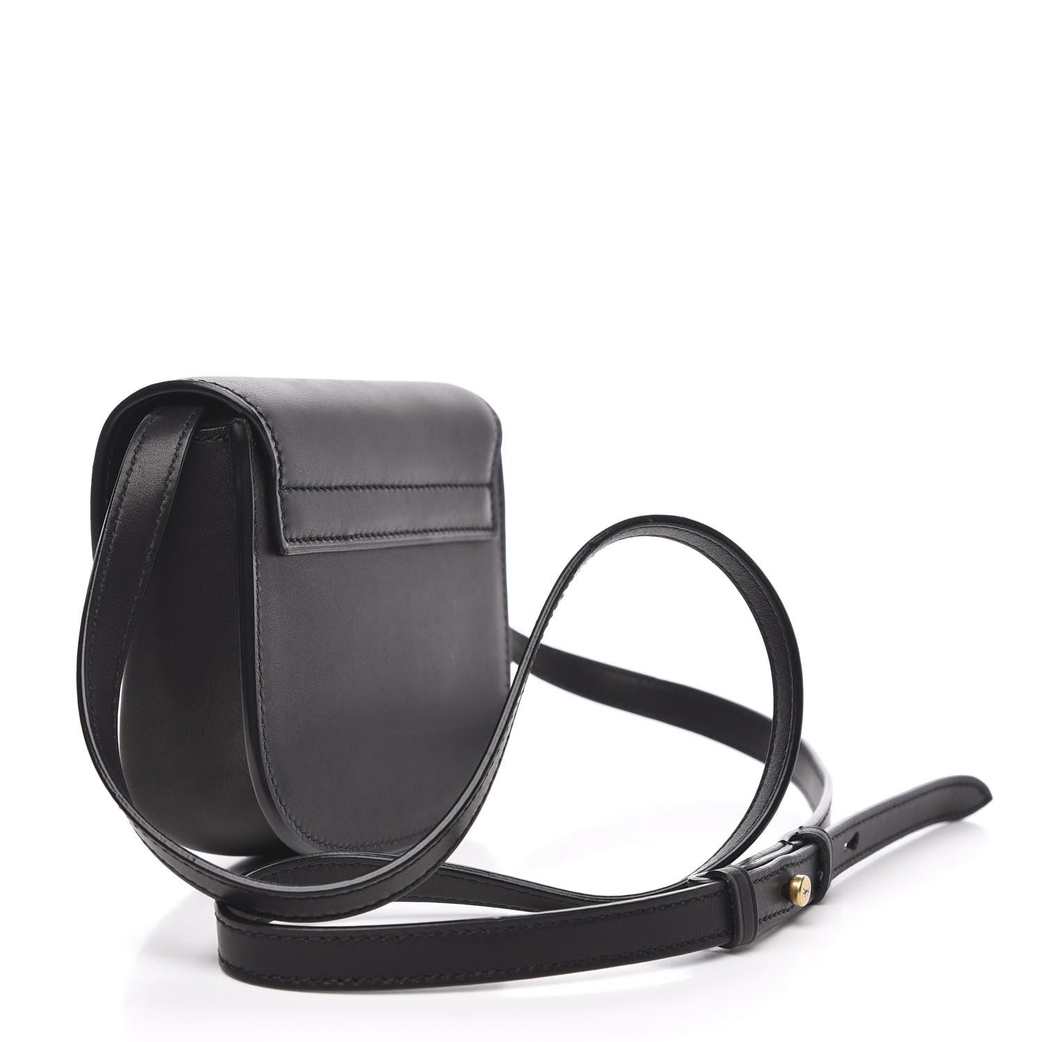 Saint Laurent Smooth Calfskin Mini Classic Monogram Kaia Satchel Black 3 of 10