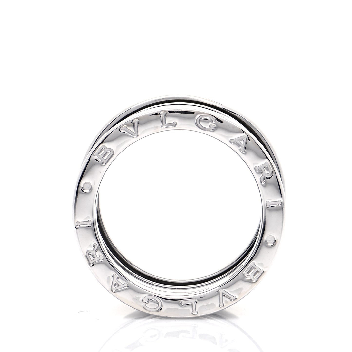 18K White Gold B.Zero1 Four-Band Ring 52 6
