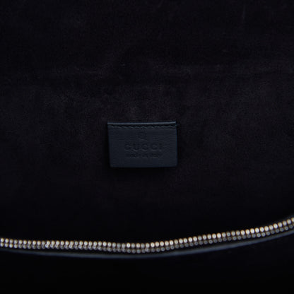 Gucci GG Supreme Monogram Medium Dionysus Shoulder Bag Black 8 of 9