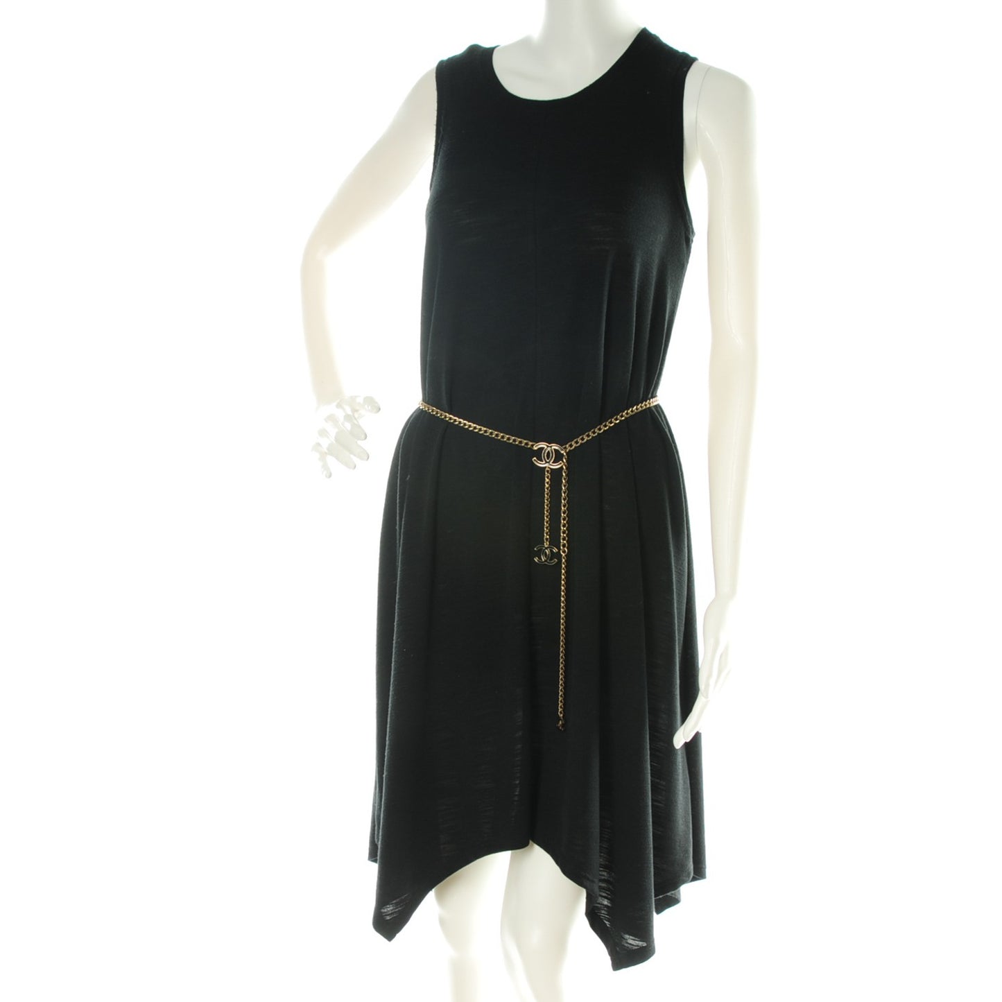 Enamel CC Ceinture Fantai Adjustable Belt Gold Black