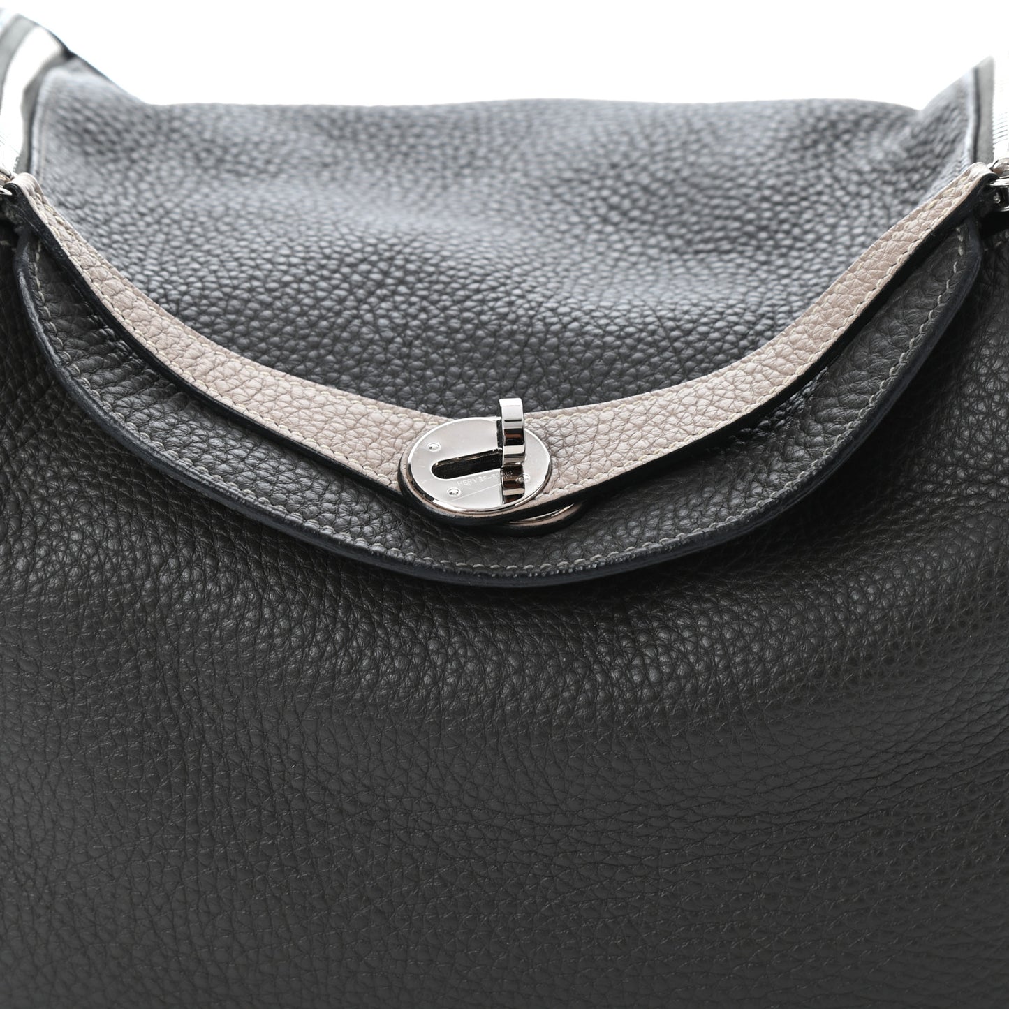 Taurillon Clemence Bi-Color Lindy 30 Graphite Gris Tourterelle