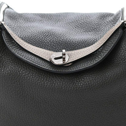 Hermes Taurillon Clemence Bi-Color Lindy 30 Graphite Gris Tourterelle 8 of 10