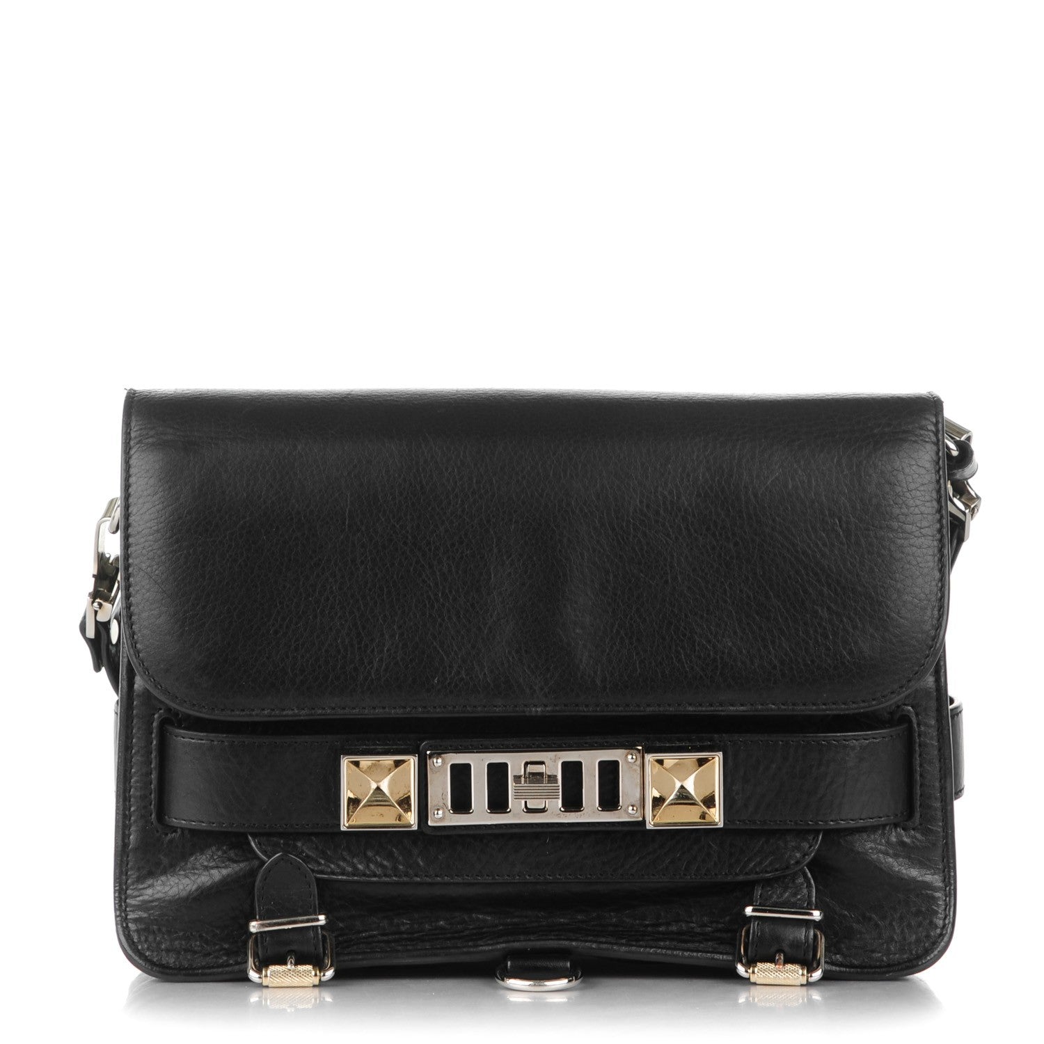 Proenza Schouler Calfskin PS11 Classic Shoulder Bag Black 1 of 10