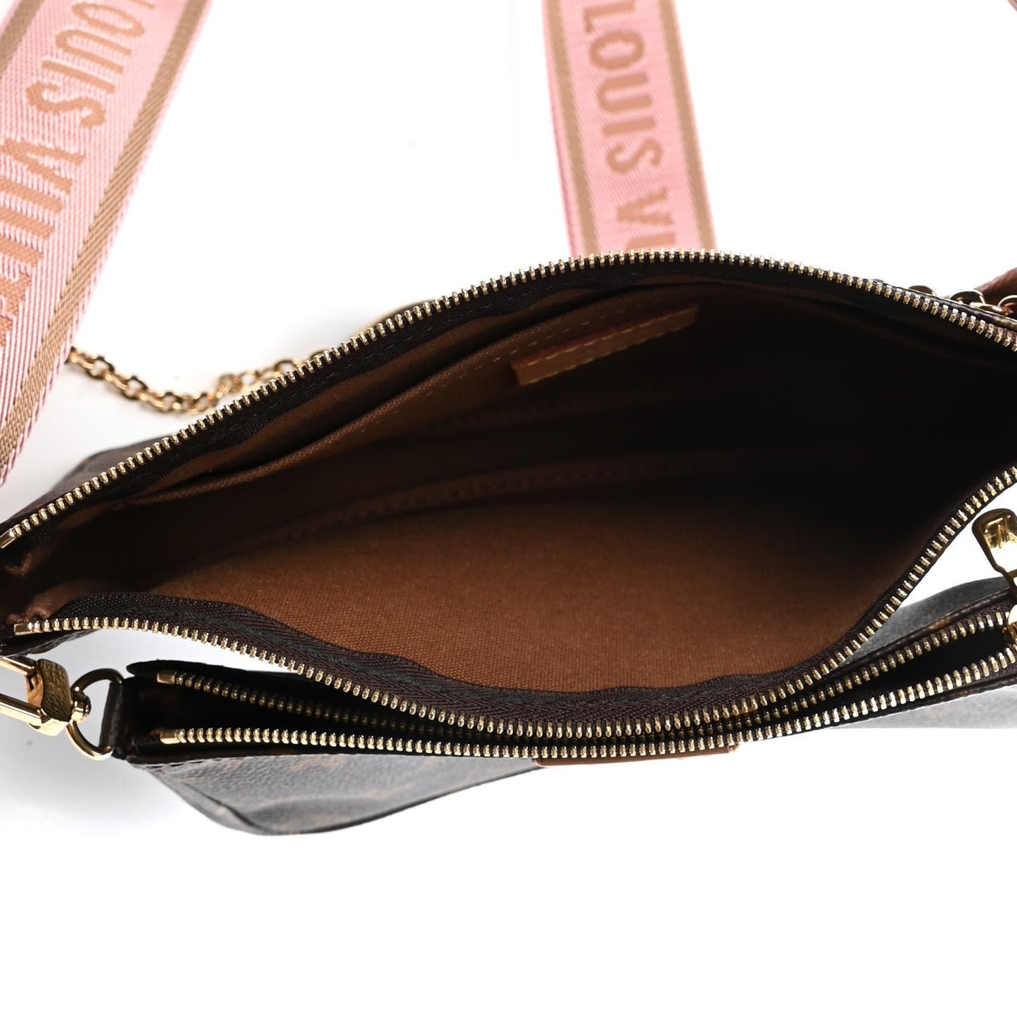 Monogram Multi Pochette Accessories Rose Clair