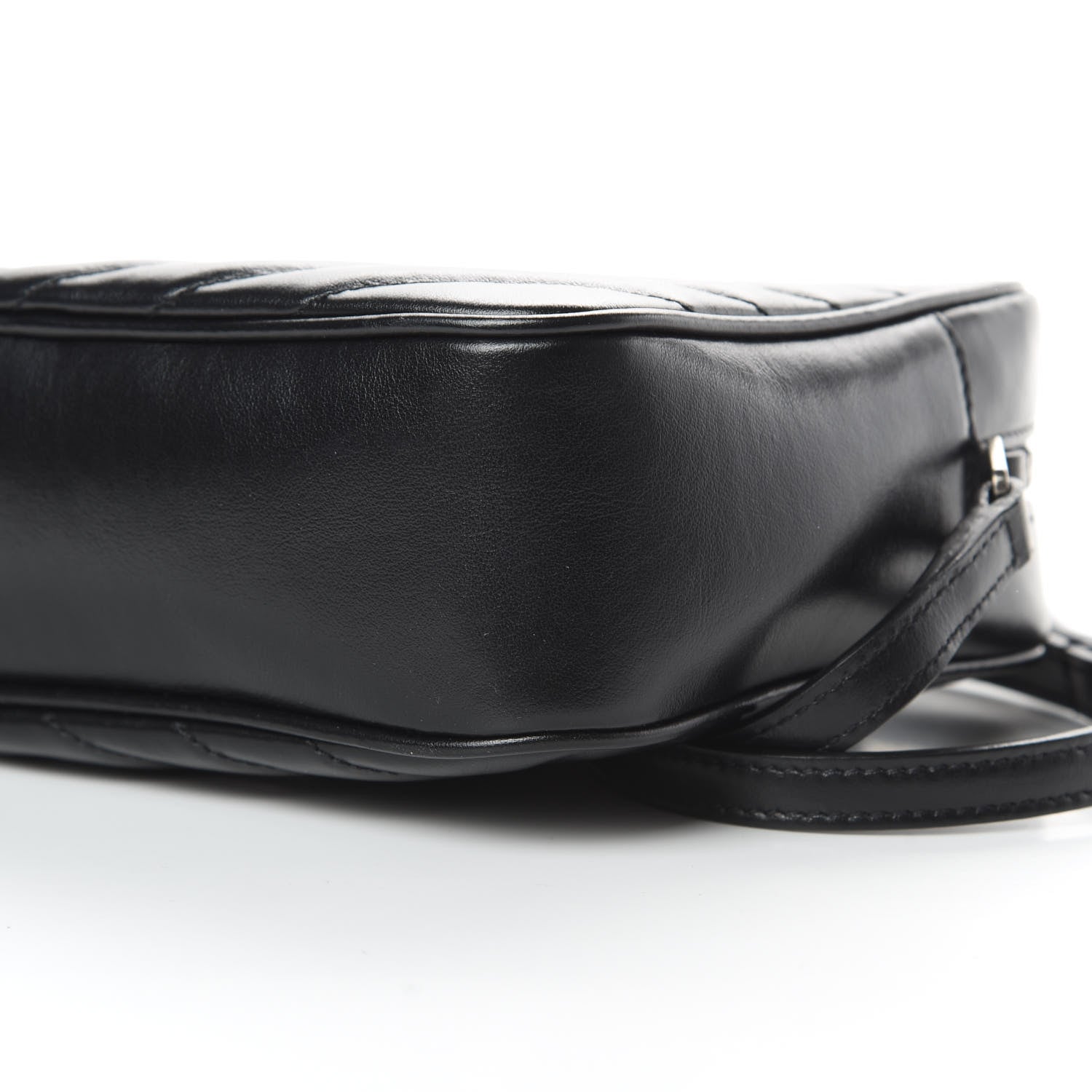 Saint Laurent Calfskin Matelasse Monogram Lou Camera Bag Black 10 of 14